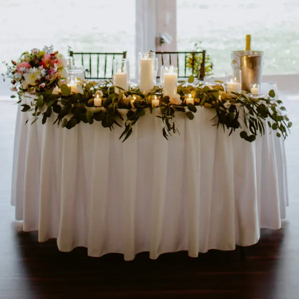 60" Half-Round Folding Banquet Table