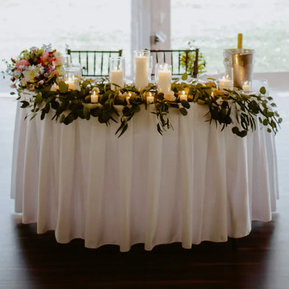 60" Half-Round Folding Banquet Table