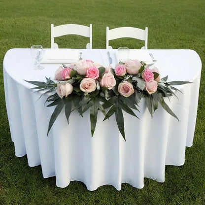 60" Half-Round Folding Banquet Table