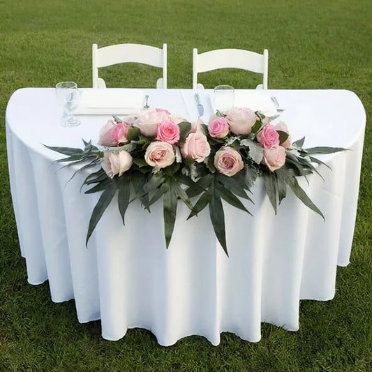 60" Half-Round Folding Banquet Table