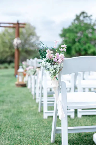 White Resin Folding Chairs